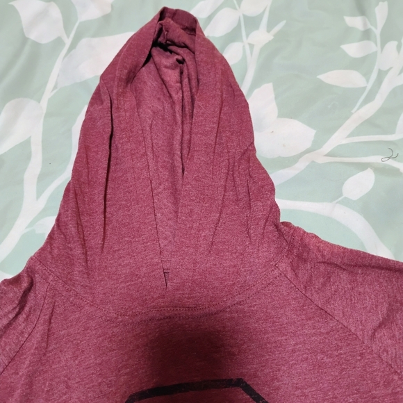 UFC Burgundy Hoodie with Black Emblem - Picture 3 of 7